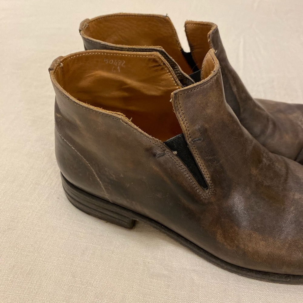Stunning Shoto Mahogany Brogue Boots - Picture 7 of 12
